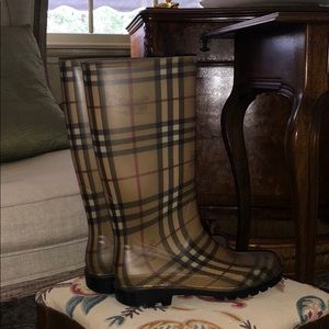 Burberry Womens Rain Boots Size EUR 40
